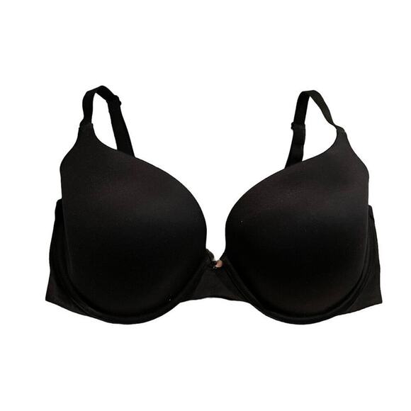 Victoria’s Secret Lined Demi black bra size 34DD - Picture 1 of 5